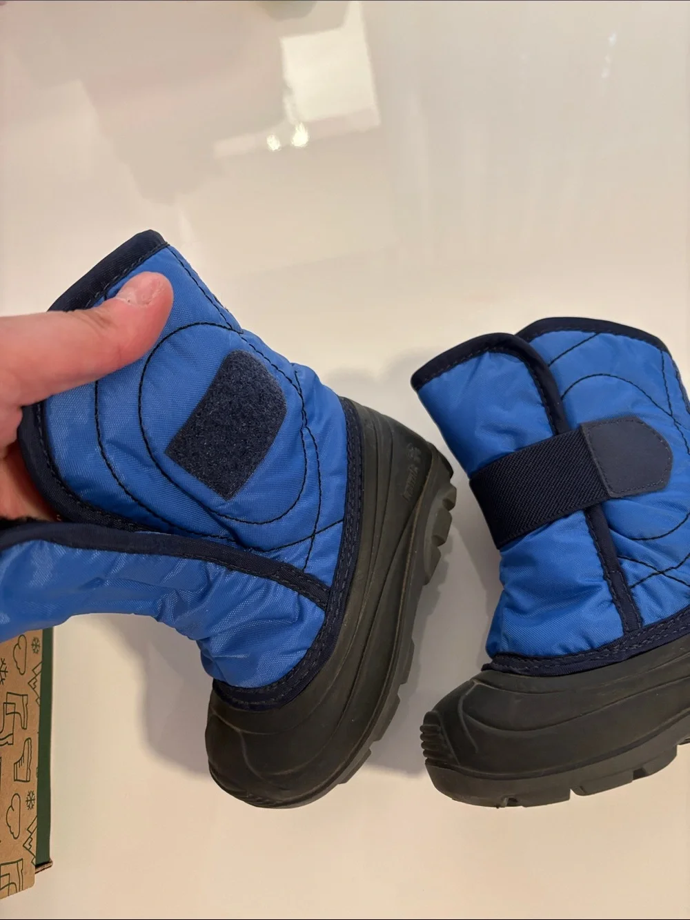 Kamik Kids Blue and Black Waterproof Winter Boots
